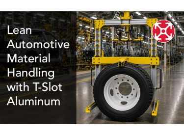 Lean Automotive Material Handling with T-Slot Aluminum