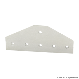 80/20 Inc T-Slot Aluminum 5 Hole Tee Flat Plate 10 Series #4140 N 