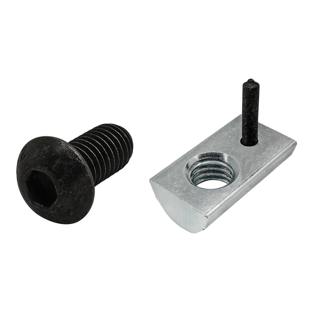 75-3650 | Bolt Assembly: M8 x 16.00mm Black BHSCS and Roll-In T-Nut ...