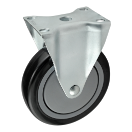 2336 | Deluxe Flange Mount Rigid Caster: 5.00