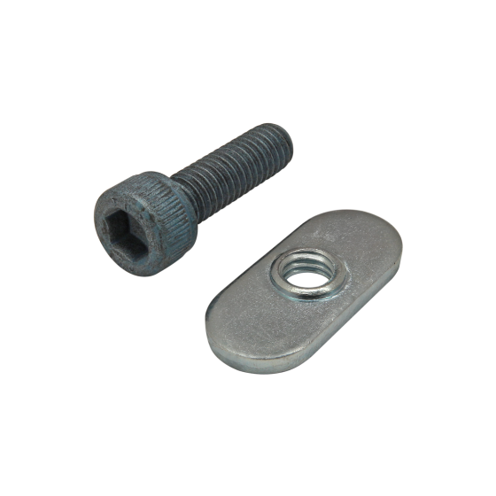 Bueyfolt 1/4-20 Centered Thread Slide In Economy T-Nut For T Slot Track,Applicable To 10 Series Or 1.0'' Base Aluminum Extrusion(25-Pack - View #5