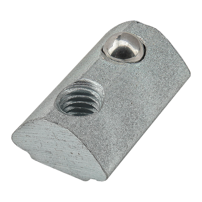 13082 | M3 Self-Aligning Roll-in T-Nut with Ball Spring