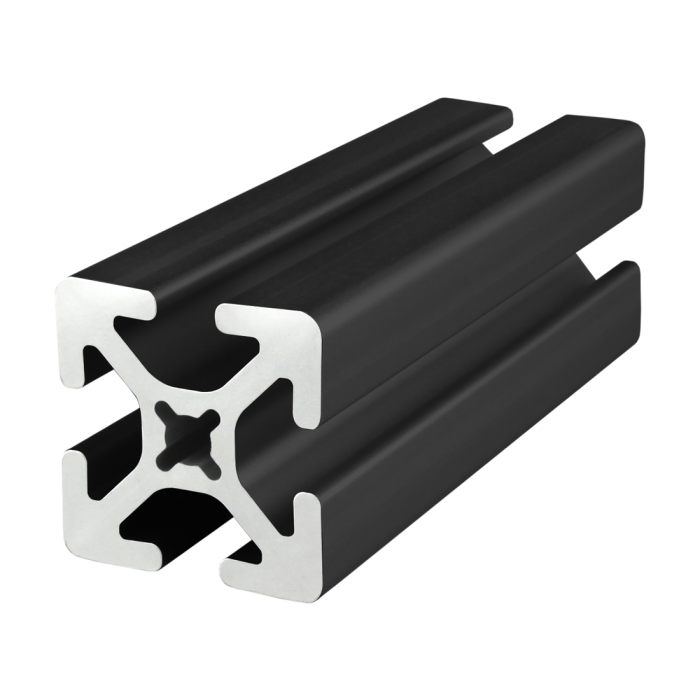 1515-S-Black | 1.50” X 1.50” Smooth Surface T-Slotted Profile