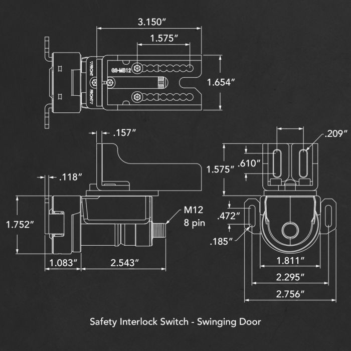 22202 | Safety Interlock Switch - Swinging Door