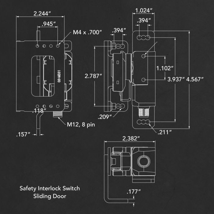 22208 | Safety Interlock Switch - Sliding Door