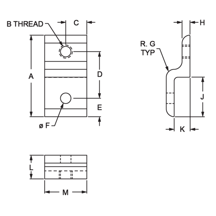2496 | 10 Series Single Arm Narrow Panel Retainer