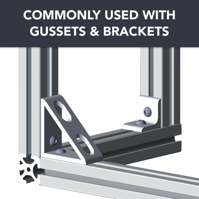 25-1961 | M6 Slide-in Economy T-Nut - Centered Thread