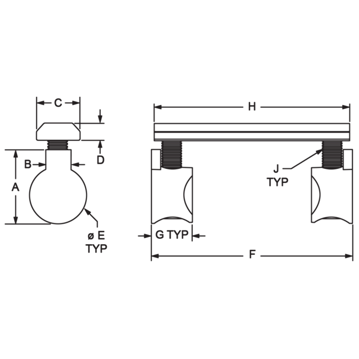 3099 | 15 Series 5/16-18 Long Double Anchor Assembly