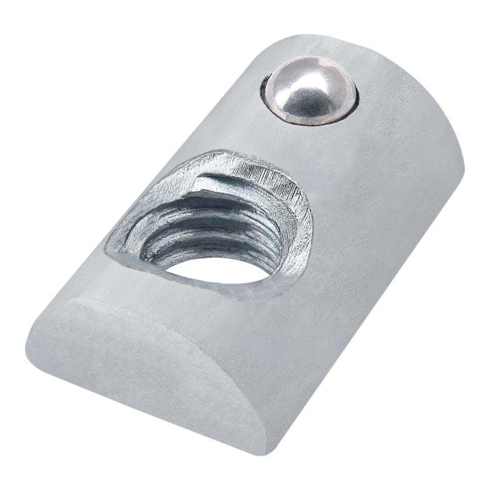 3921 | M6 Roll-In T-Nut with Ball Spring
