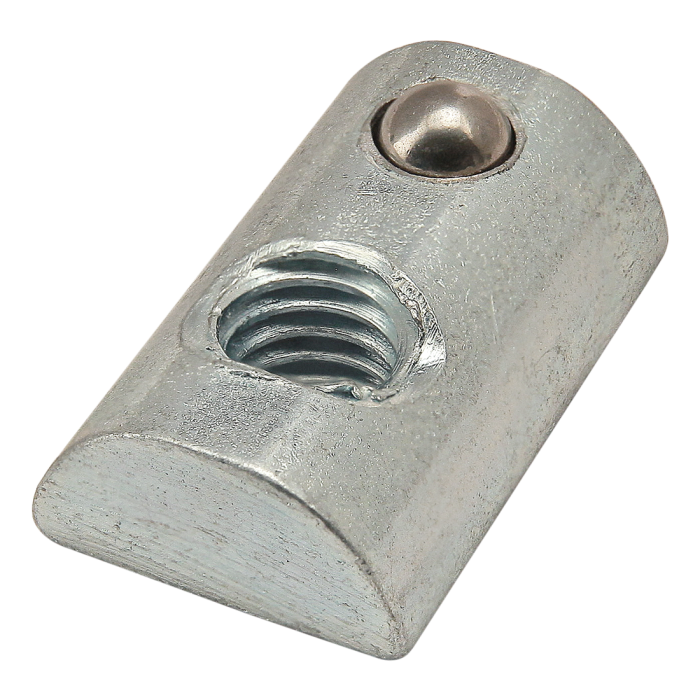 3922 | 10-32 Roll-In T-Nut with Ball Spring