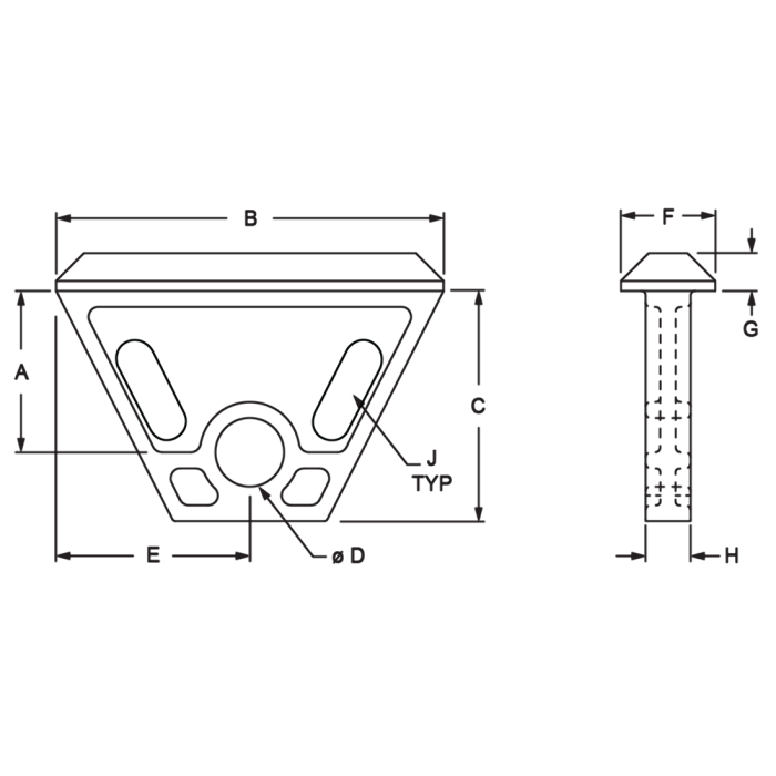 ゆうき　1105040 天板金網 40-2100 | 40 Series Slide-In Tool Hanger
