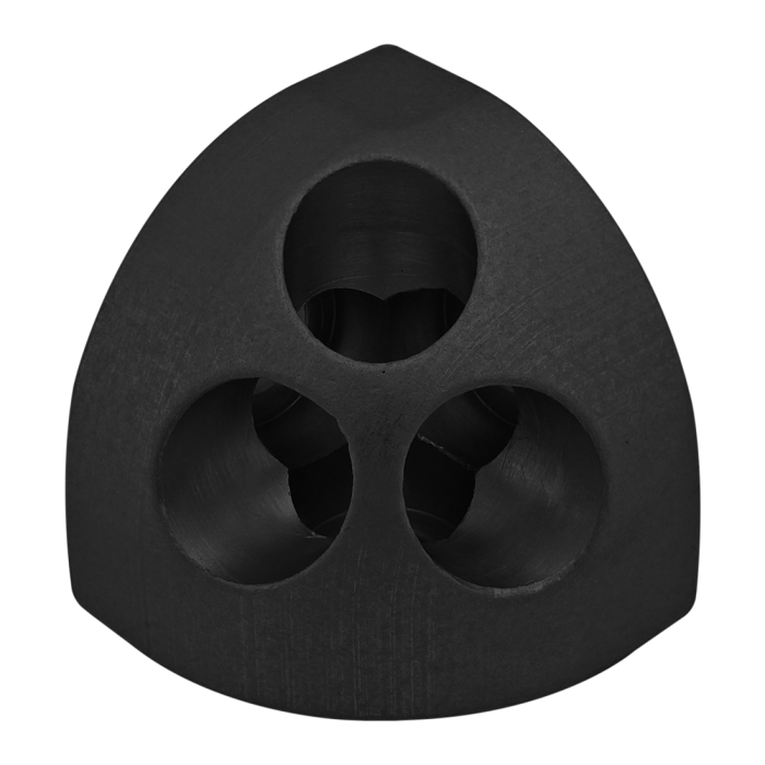 4041-Black | 10 Series 3 Way - Rounded Corner Connector