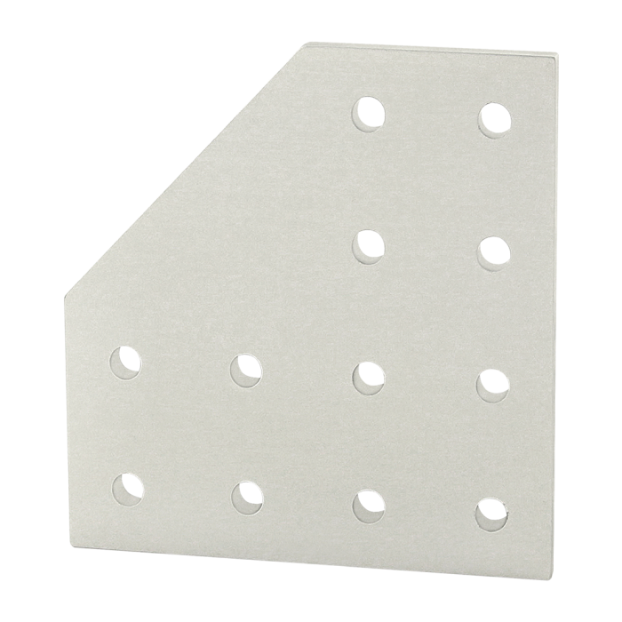 4128 | 10 Series 12 Hole - 90 Degree Angled Flat Plate
