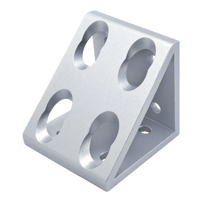 4338 | 15 Series 8 Hole - Gusseted Inside Corner Bracket