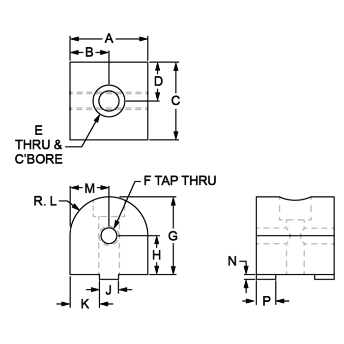 4388 | 15 Series 90 Degree Structural Pivot Nub
