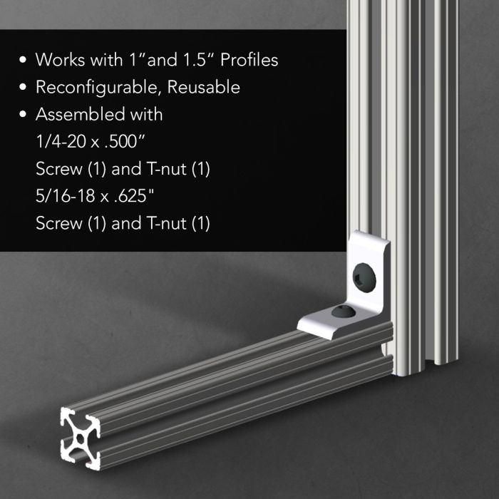 4503 | 10 to 15 Series 2 Hole - Transition Inside Corner Bracket