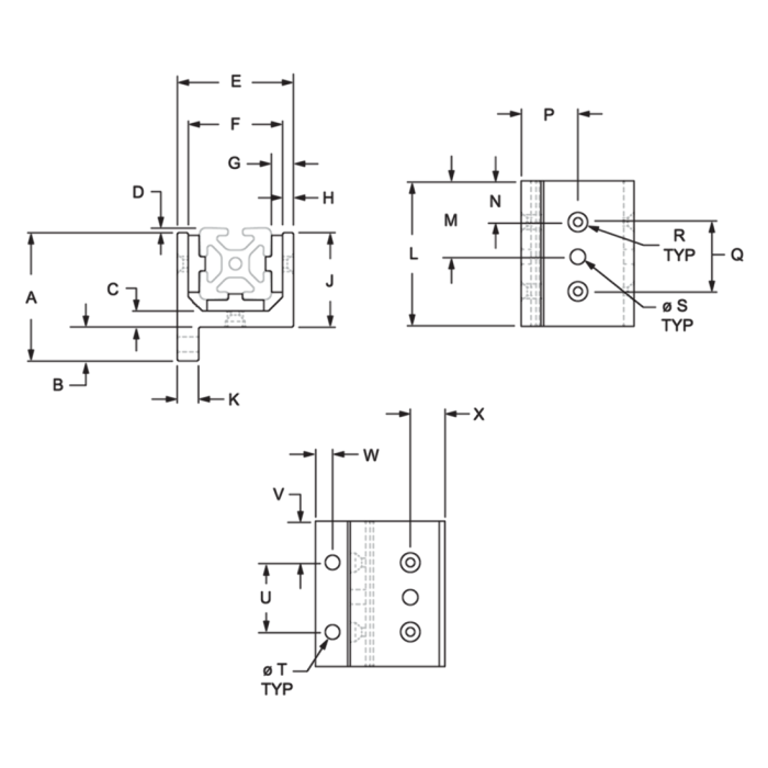 6415 | 10 Series Single Flange Short Linear Bearing with Brake Holes