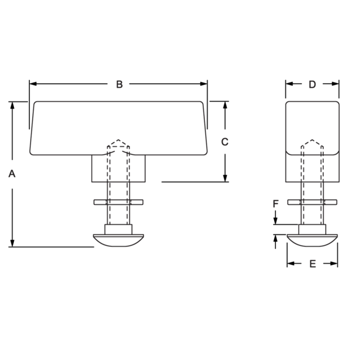 6801 | 15 Series “T” Handle Linear Bearing Brake Kit