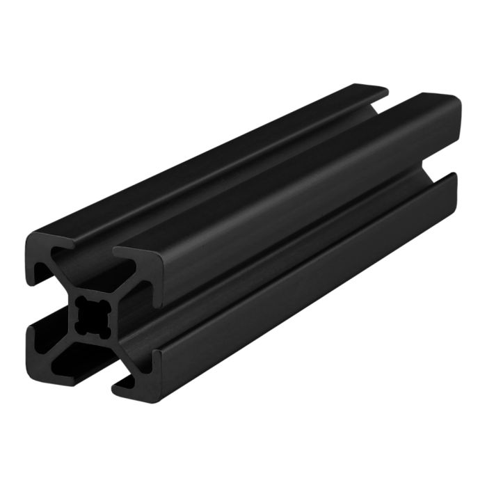 20-2020-Black-FB | 20mm X 20mm T-Slotted Profile - Four Open T-Slots