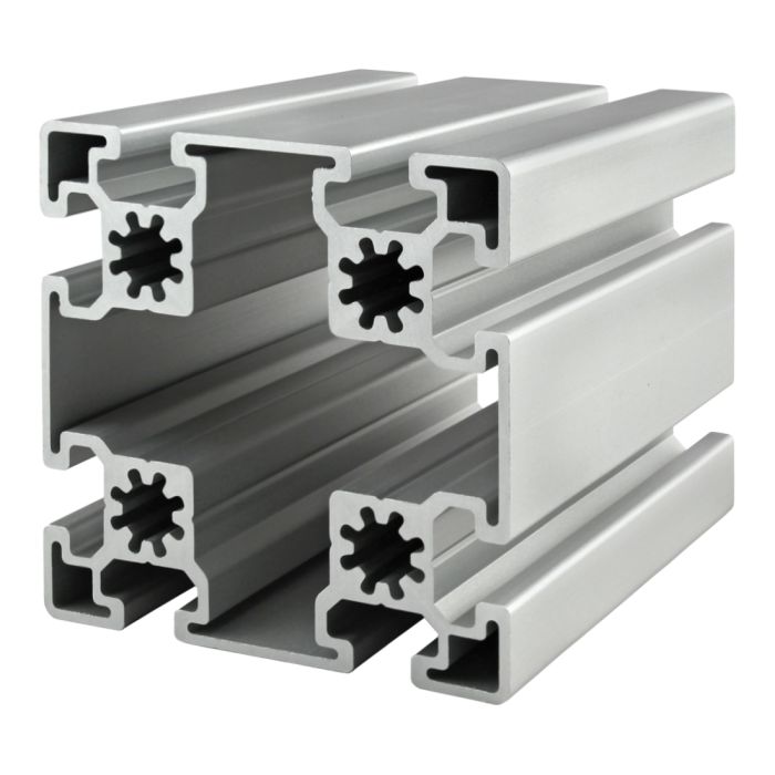 45-9090 | 90mm X 90mm T-Slotted Profile - Eight Open T-Slots