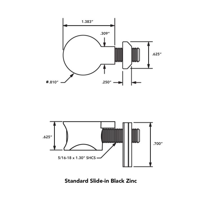 3359 | 15 Series 5/16-18 Standard Anchor Fastener Assembly