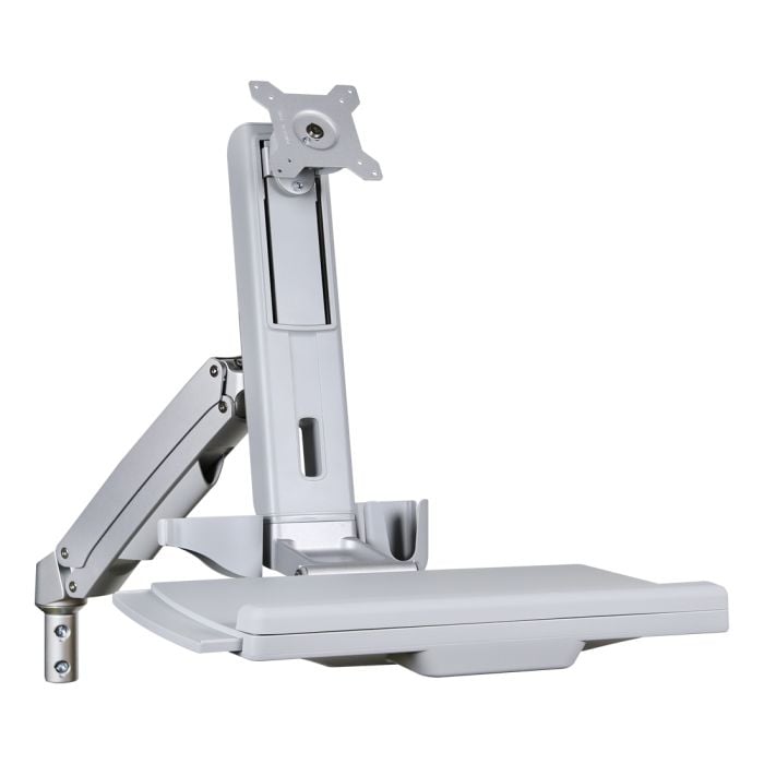 EGFS-8020 シルバー モニターアーム 2370 | Workstation Arm | Extruded Aluminum T-Slot Framing | 80/20