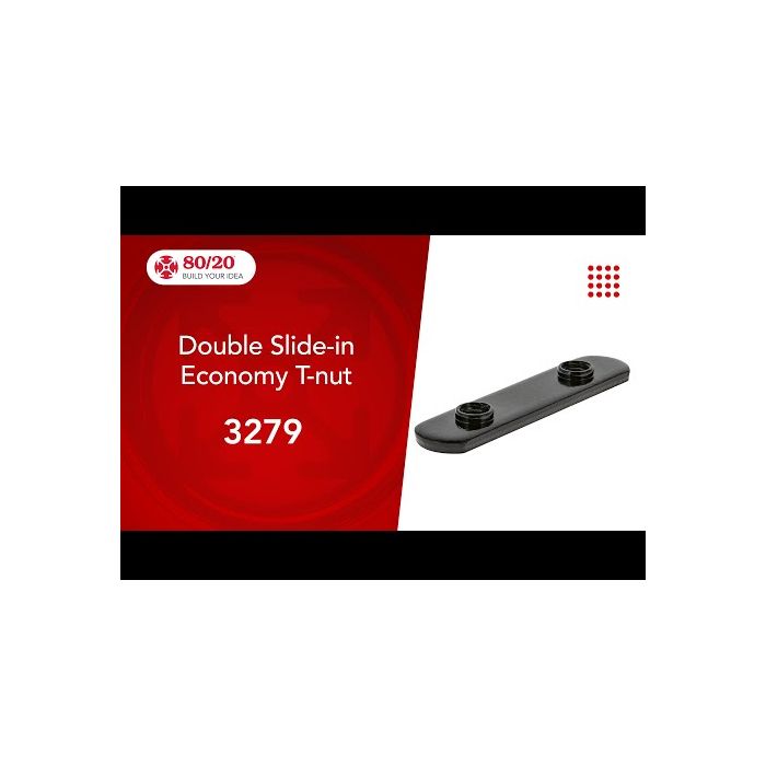 3279 | 5/16-18 Double Slide-in Economy T-Nut