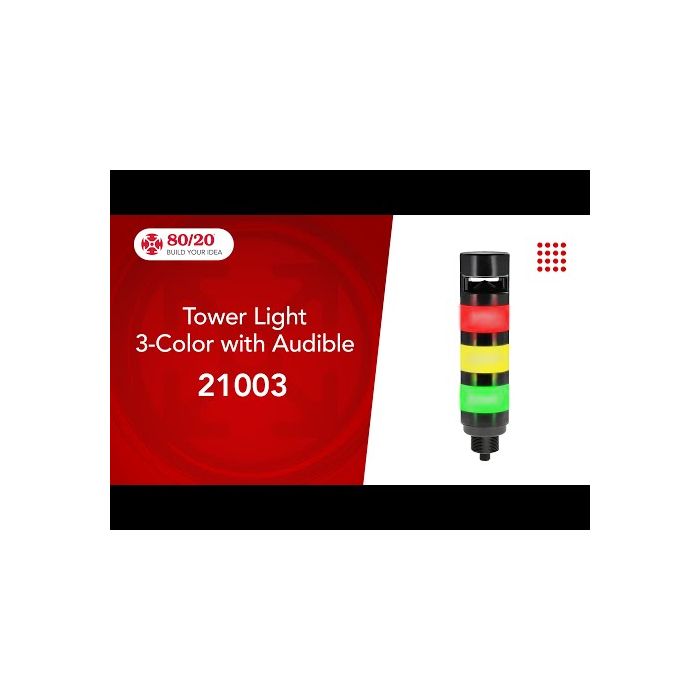 21003 | Tower Light, 3 color with audible