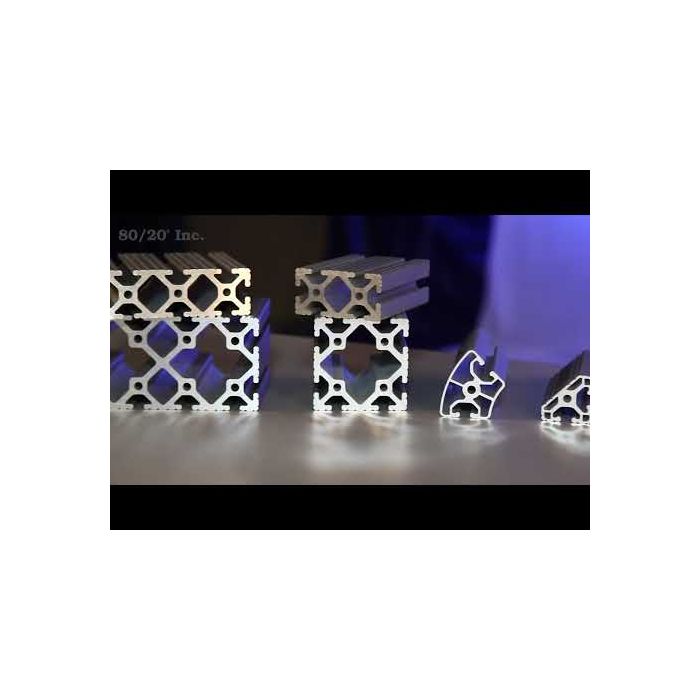 1002-S | 1.00” X 1.00” Smooth Surface T-Slotted Profile - Two
