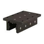 15 Series Black Single Keyed Standard Bearing Pad Profile x 96.5 Long 6811 