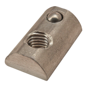 Abeicy 1/4"-20 Threaded Steel Roll In T-Nut With Ball Spring, T-Slot Nuts Accessory Hardware Nuts For 10 Series Aluminum Extrusion Profiles Rail (100 - View #9