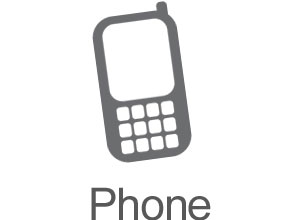 Phone icon for contact information.