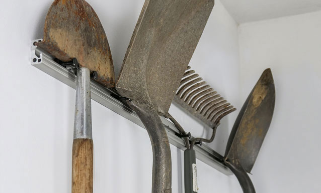 <div class='hidden-xs'><h2>Tool Rack</h2><p class='hidden-xs'>Use a profile and some roll-in T-nuts and bolts and you have a custom tool rack! <span class='view white margin-left-sm underline' data-featherlight='https://8020.net/static/version1784222637/frontend/EightyTwenty/8020_theme_package/en_US/EightyTwenty_Content/images/pages/get_inspired/xdiy/xdiy1709/lightbox/xdiy1709_lightbox_photo_4.jpg'>View</span></p>