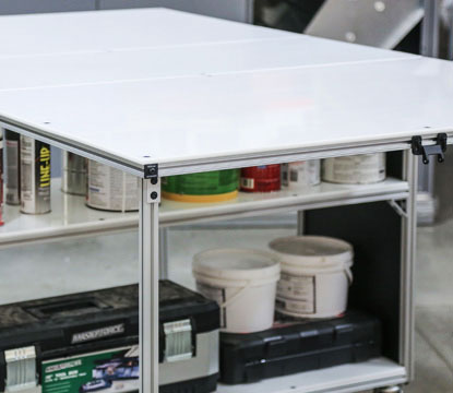 Mobile Folding Worktable